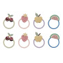 Set 4 fruit salad mini elastici Mimi & Lula
