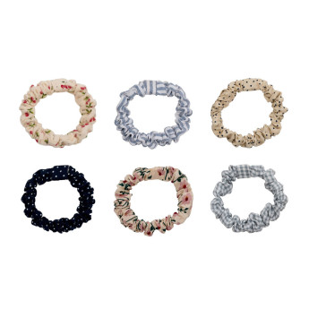 Set 6 mixed scrunchies Mimi & Lula