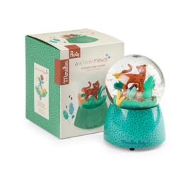 Palla di neve carillon  "La foret mawa" Moulin Roty