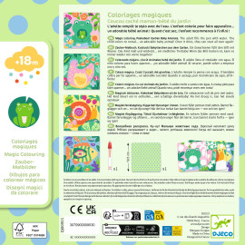 Schede con pennarello ad acqua Peekaboo Djeco