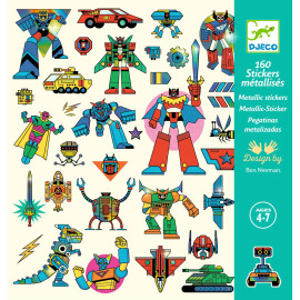 Stickers Robot 160 pz Djeco