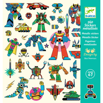 Stickers Robot 160 pz Djeco