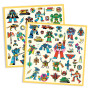Stickers Robot 160 pz Djeco