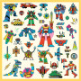Stickers Robot 160 pz Djeco