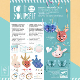 kit-creativo 3 collane porta segreti Djeco Do it yourself