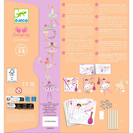 Kit per creare 5 ballerine in tutù Djeco