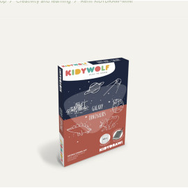 Refill tavola disegno LCD 60 schede cosmo e dinosauri