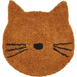 Tappeto gatto mostarda