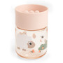 Bicchere da apprendimento con bordo per bere a 360°  gradi antigoccia rosa Done By Deer