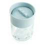 Bicchere da apprendimento con bordo per bere a 360°  gradi antigoccia blu Done By Deer