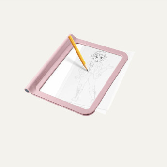 Tavola disegno luminosa portatile per disegnare e scrivere doppio uso ricaricabile fashion Kidywolf