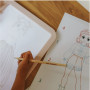 Tavola disegno luminosa portatile per disegnare e scrivere doppio uso ricaricabile fashion Kidywolf