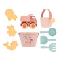 Set spiaggia animali sirene gatti