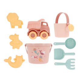 Set spiaggia animali sirene gatti