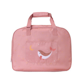 Borsa spiaggia antisabbia rosa balena