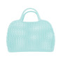 Borsa vintage in plastica verde acqua
