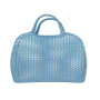 Borsa vintage in plastica blu brezze