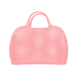 Borsa vintage in plastica rosa