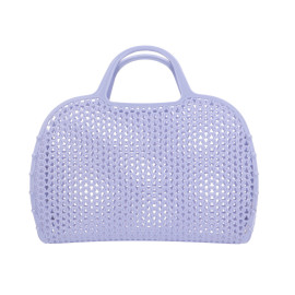 Borsa vintage in plastica lavanda