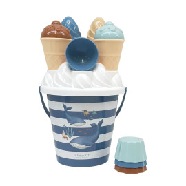 Set spiaggia gelati Ocean blu Little Dutch