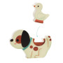 Puzzle incastro puzz and play friends Djeco