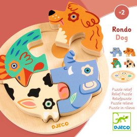 Puzzle incastro rondo dog Djeco