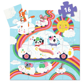 Puzzle auto nuvola Djeco