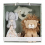 Set regalo sonaglio, doudou, peluche Safari Little Dutch