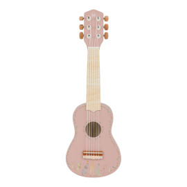 Chitarra in legno rosa Safari Little Dutch