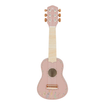 Chitarra in legno rosa Safari Little Dutch
