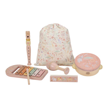 Set strumenti musicali rosa Safari Little Dutch