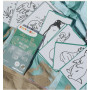 Refill tavola disegno LCD 60 schede animali dal mondo e oceani e pirati 