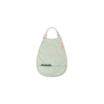 Bavaglia impermeabile con tasca verde Done By Deer