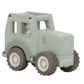 Trattore con personaggio in legno Little Dutch
