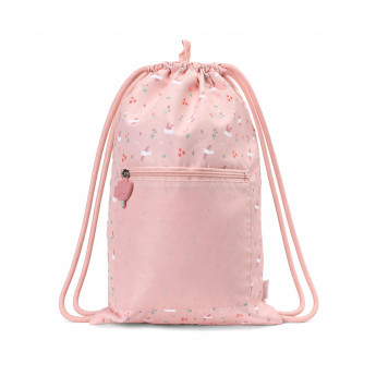 Sacca zaino blossom birds personalizzabile Tutete