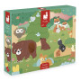 Puzzle gigante tattile la foresta 20 pz Janod