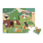 Puzzle gigante tattile la foresta 20 pz Janod