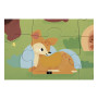 Puzzle gigante tattile la foresta 20 pz Janod