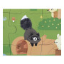 Puzzle gigante tattile la foresta 20 pz Janod