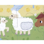 Puzzle gigante  tattile fattoria 20 pz Janod