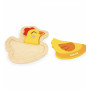 Puzzle progressivi fattoria con cornice 4 pz Janod