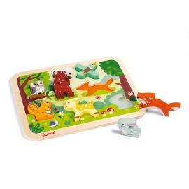 Puzzle ad incastro foresta Janod