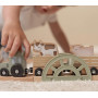 Set trenino in legno con accessori fattoria Little Dutch