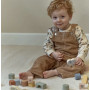 Secchiello 50 mattoncini in legno Safari Little Dutch