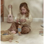 Secchiello 50 mattoncini in legno Safari Little Dutch