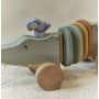 Coccodrillo trainabile snodato in legno Safari Little Dutch