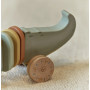 Coccodrillo trainabile snodato in legno Safari Little Dutch