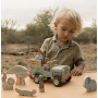 Auto Jeep in legno con animaletti Safari Little Dutch