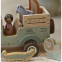 Auto Jeep in legno con animaletti Safari Little Dutch
