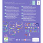 Kit braccialetti in macrame blu Djeco
